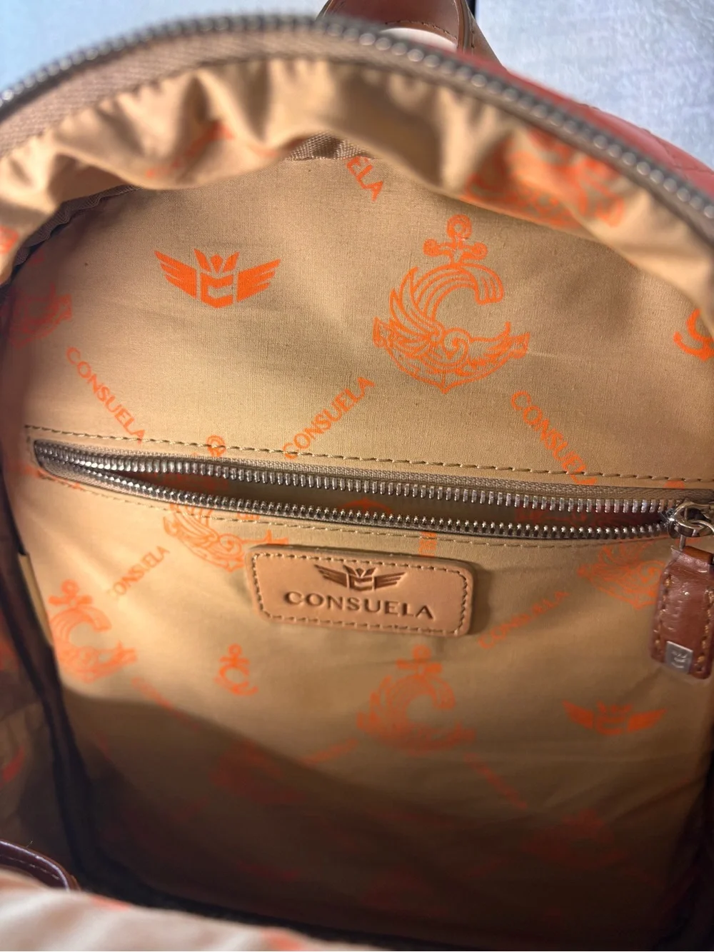 NWT RARE Consuela Tangerine Dream Candy Crush Quilted Backpack - Brand New!